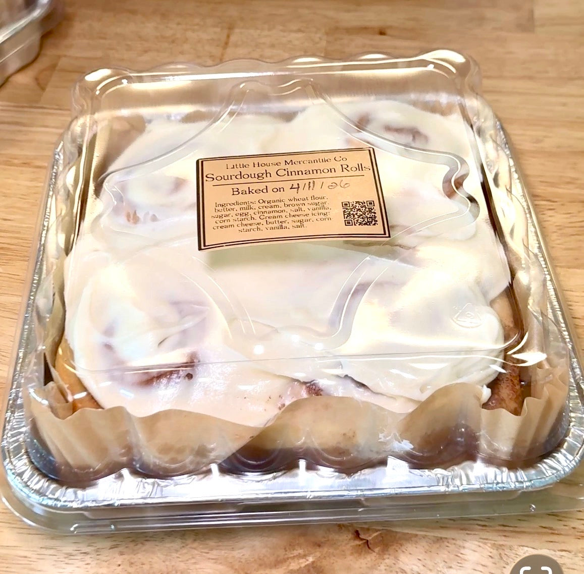 Jumbo Sourdough Cinnamon Rolls 4-Pack