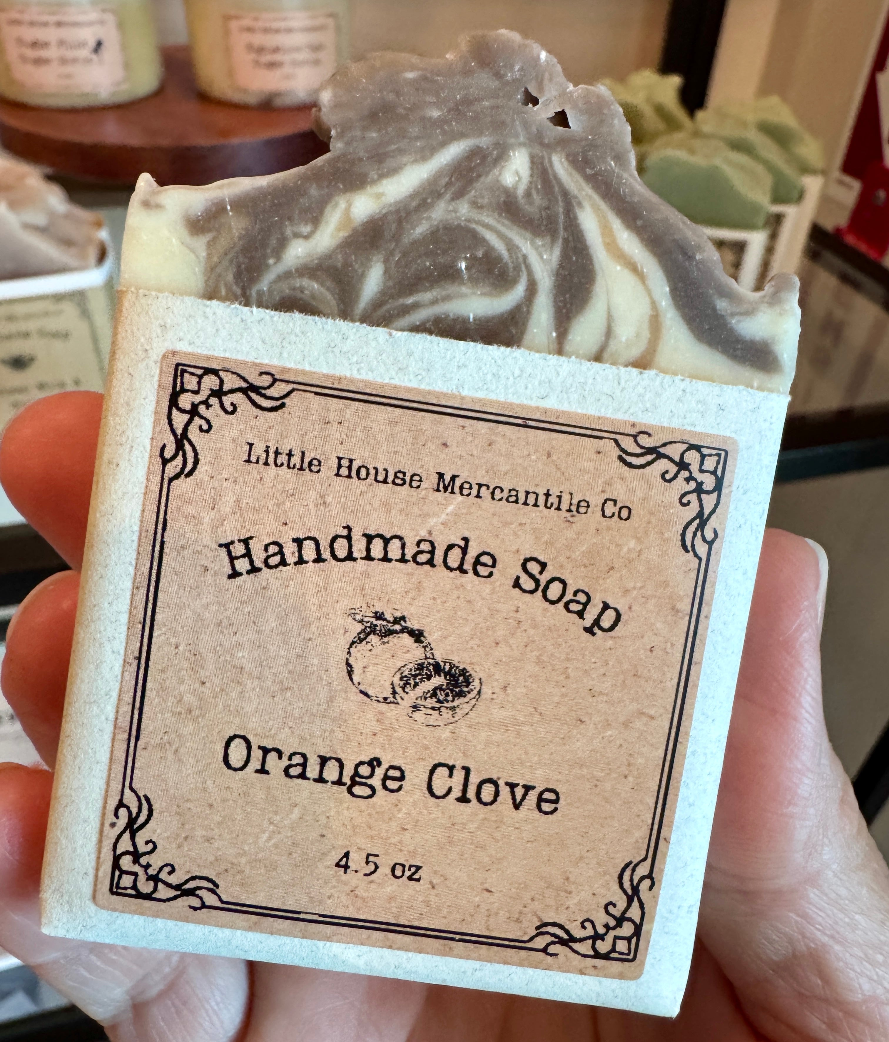 Orange Clove Essential Oil Soap Bar