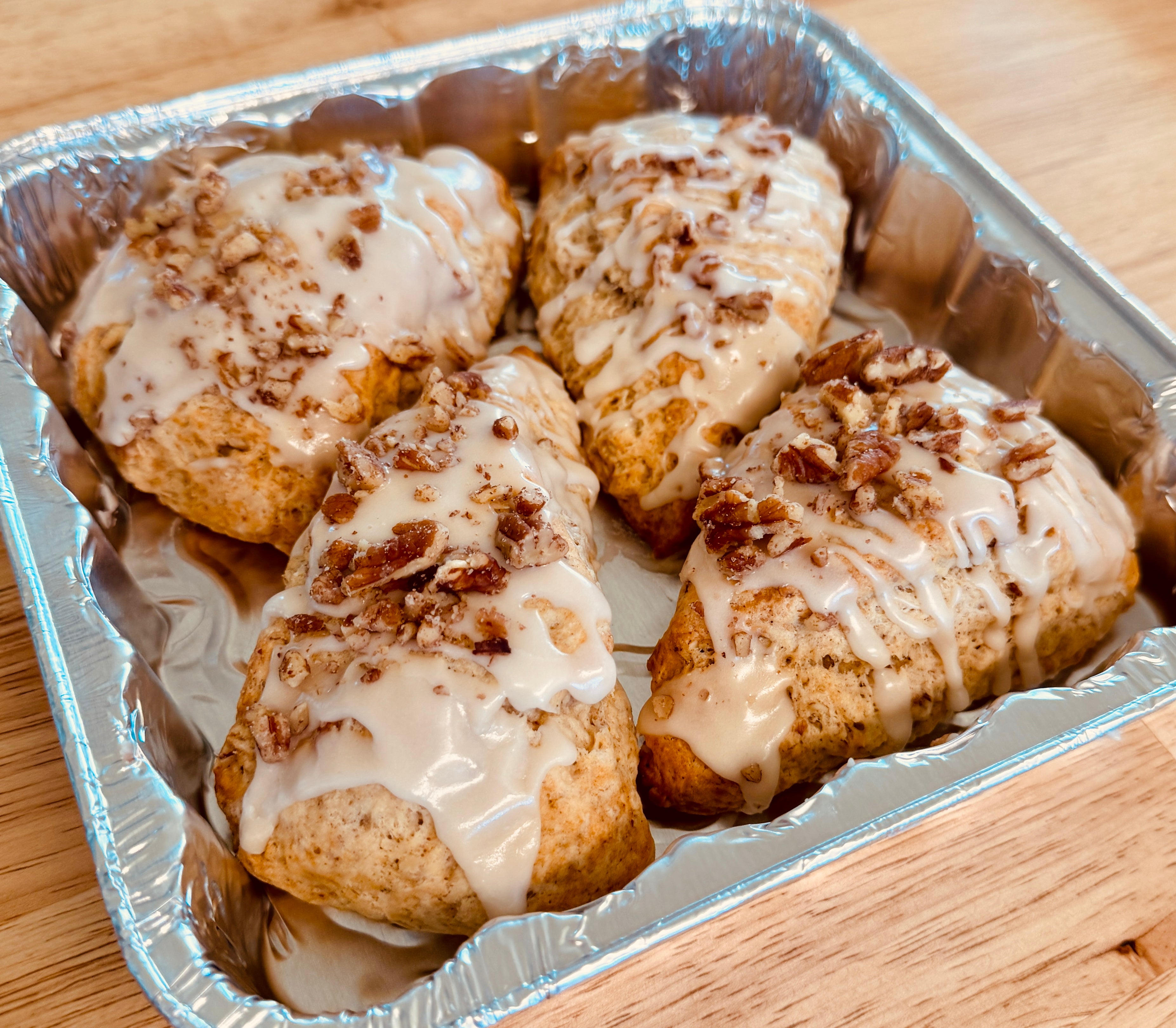 Maple Pecan Sourdough Scones 4-Pack